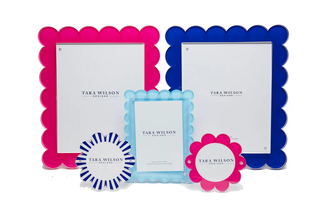 SCALLOP FRAME - PASTEL BLUE - Image 2