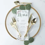 Infinity Collection Gold Flatware Set 40 Count -Setting for 8