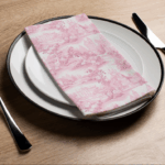 Pink Toile - Printed Guest Towel