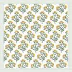 Yellow Flower - Charger - (SQUARE)