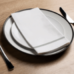 Simple Stripe Olive - Printed Guest Towel