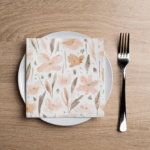 Neutral Watercolor Cocktail Napkin