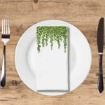 Hanging Ivy Curtain - Printed Guest Towel