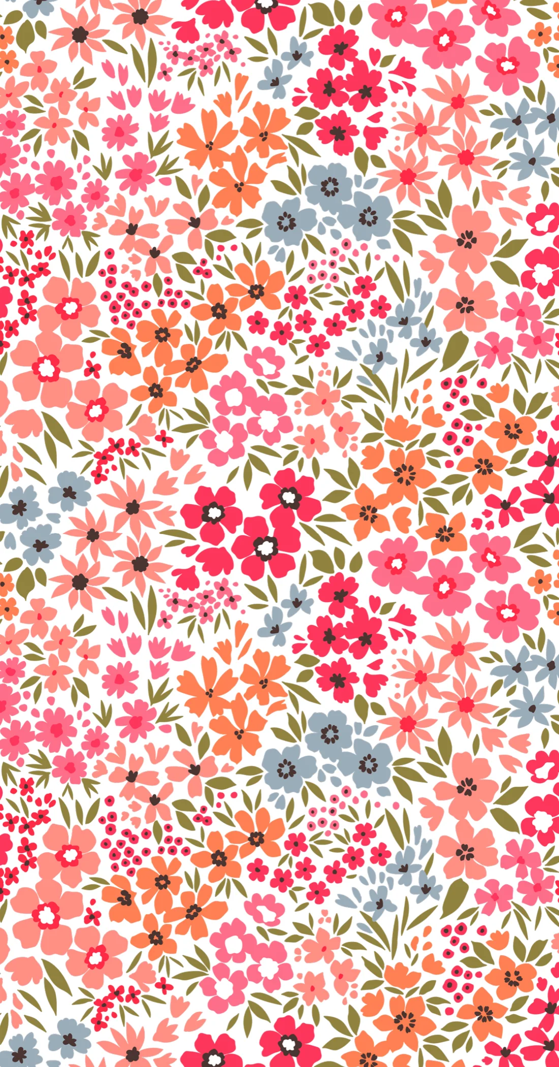 Pink Vibrant Floral - Printed Guest Towel - Image 2