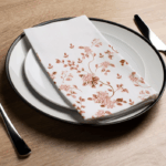 Faded Hydrangea - Printed Guest Towel