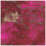 Swirl Pink - Gold Charger - (SQUARE)