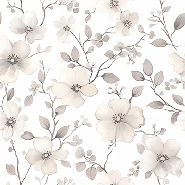 Watercolor Fall Flowers Cocktail Napkin - Image 2