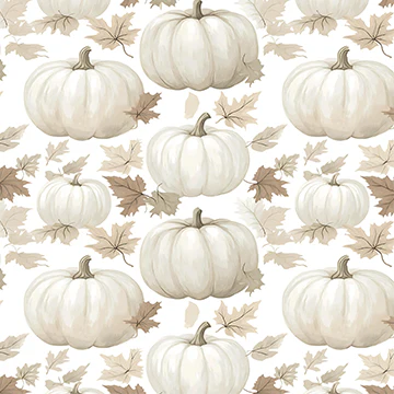 Watercolor Pumpkins Cocktail Napkin - Image 2