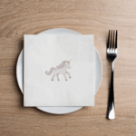 Unicorn Cocktail Napkin