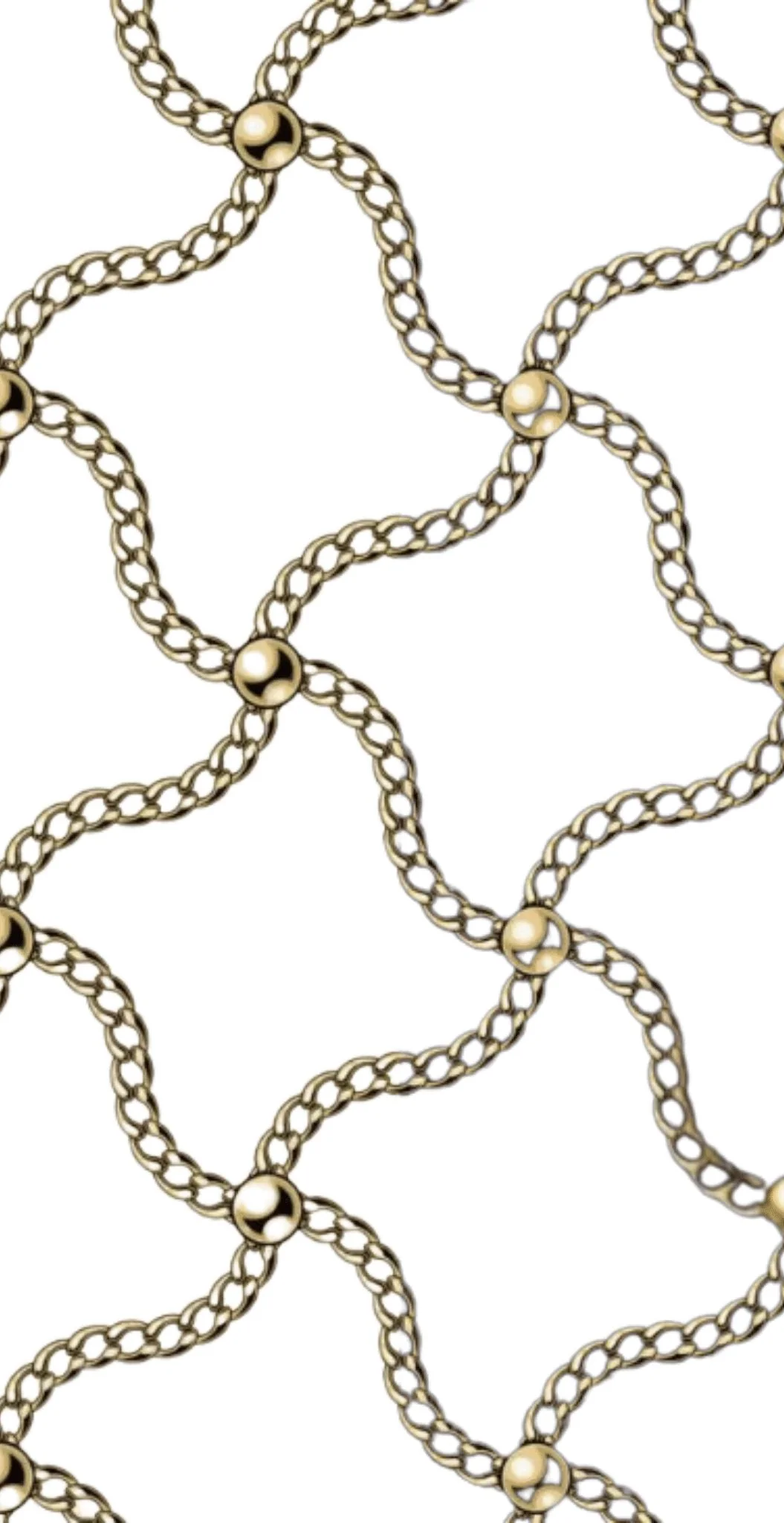 Crosshatch Chains - Printed Guest Towel - Image 2