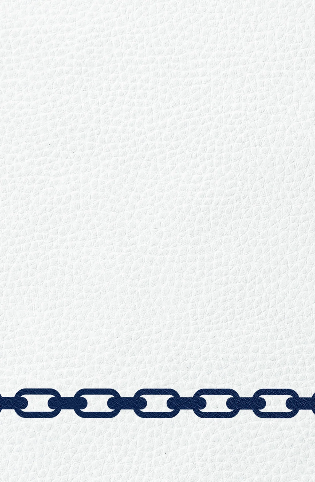 Chain Navy - Printed Guest Towel - Image 2