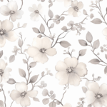 Watercolor Fall Flowers Charger - (SQUARE)