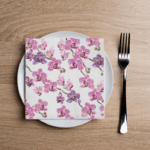 Rustic Orchid Cocktail Napkin