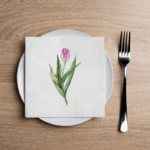 Field of Tulips Cocktail Napkin