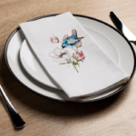 Bird Floral - Printed Guest Towel