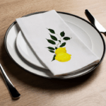 Lemon Leaves - Printed Guest Towel