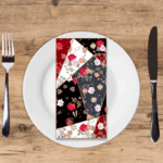 Patchwork Rose - Printed Guest Towel