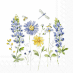 Lovely Blues Cocktail Napkin