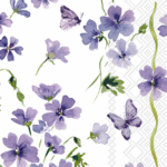 Purple Spring Guest Towel