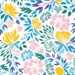 Floral Fantasy Guest Towel