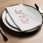 Butterfly Trio - Printed Guest Towel