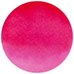 Watercolor Circle Fuchsia