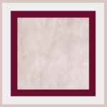 Watercolor Border Pink - Charger - (SQUARE)