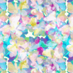 Abstract Flower - Charger - (SQUARE)