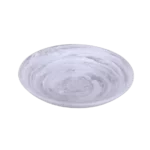Resin White Swirl Salad Bowl
